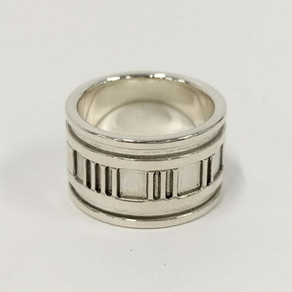Tiffany & Co Atlas Ring Silver Sv925 Approx 12
