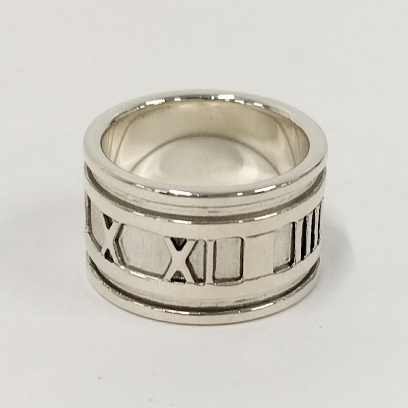 Tiffany & Co Atlas Ring Silver Sv925 Approx 12