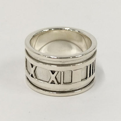 Tiffany & Co Atlas Ring Silver Sv925 Approx 12