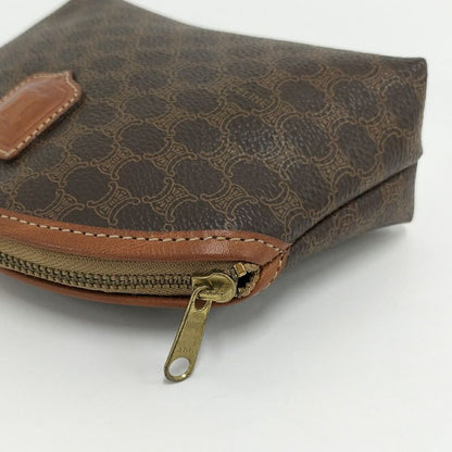Celine Pouch Macadam Leather Brown