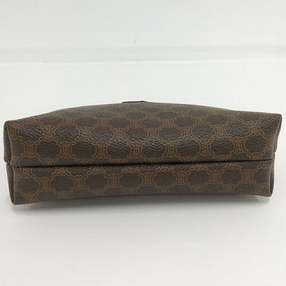 Celine Pouch Macadam Leather Brown