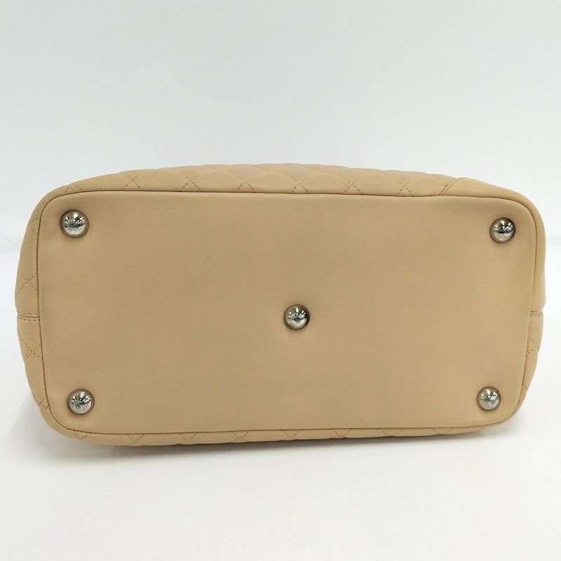 Chanel Tote Bag Cambon Line Leather Beige A25169
