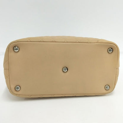 Chanel Tote Bag Cambon Line Leather Beige A25169
