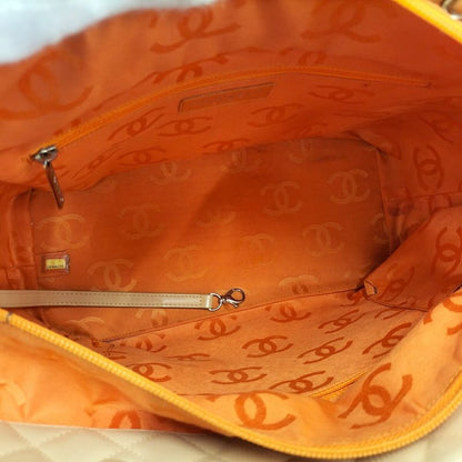 Chanel Tote Bag Cambon Line Leather Beige A25169