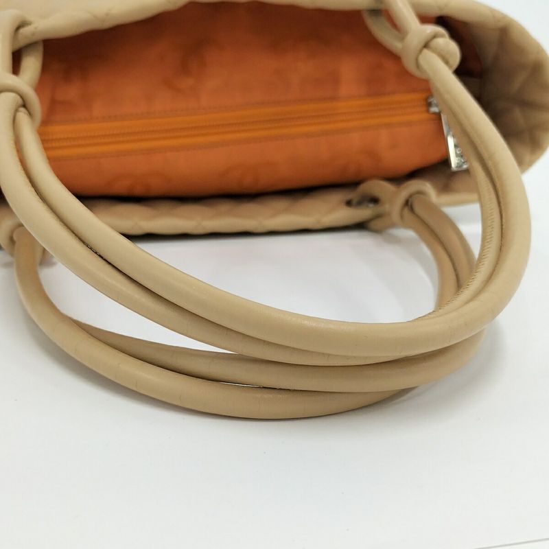 Chanel Tote Bag Cambon Line Leather Beige A25169
