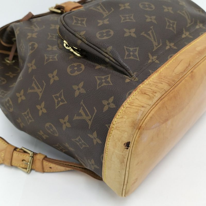 Louis Vuitton Montsouris GM Backpack Sac Monogram M51135