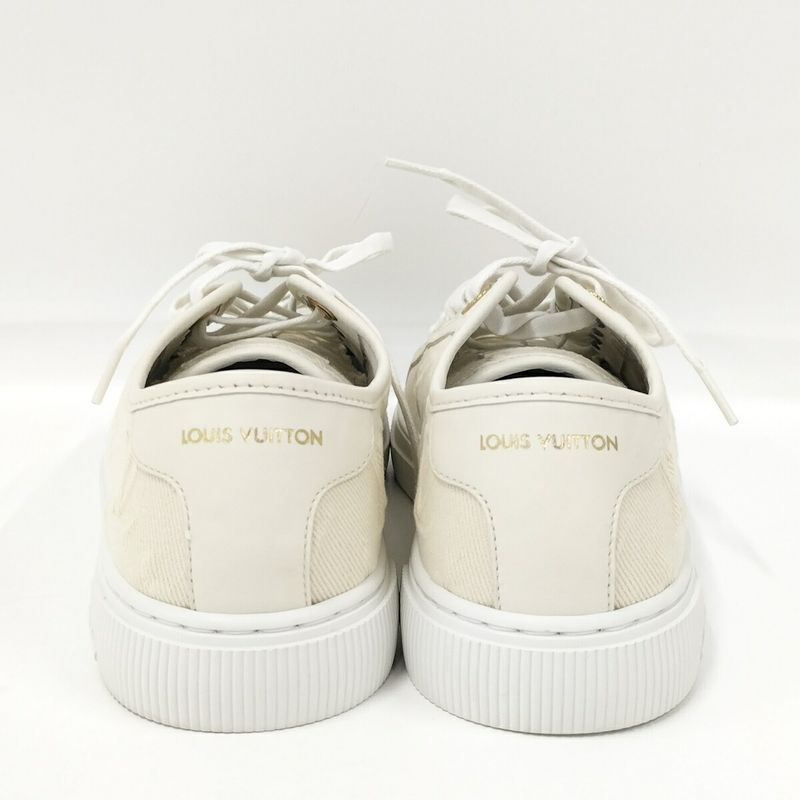 Louis Vuitton Nautical Lagoon Sneakers 1ahoqq Ecru White Size 37 1 2