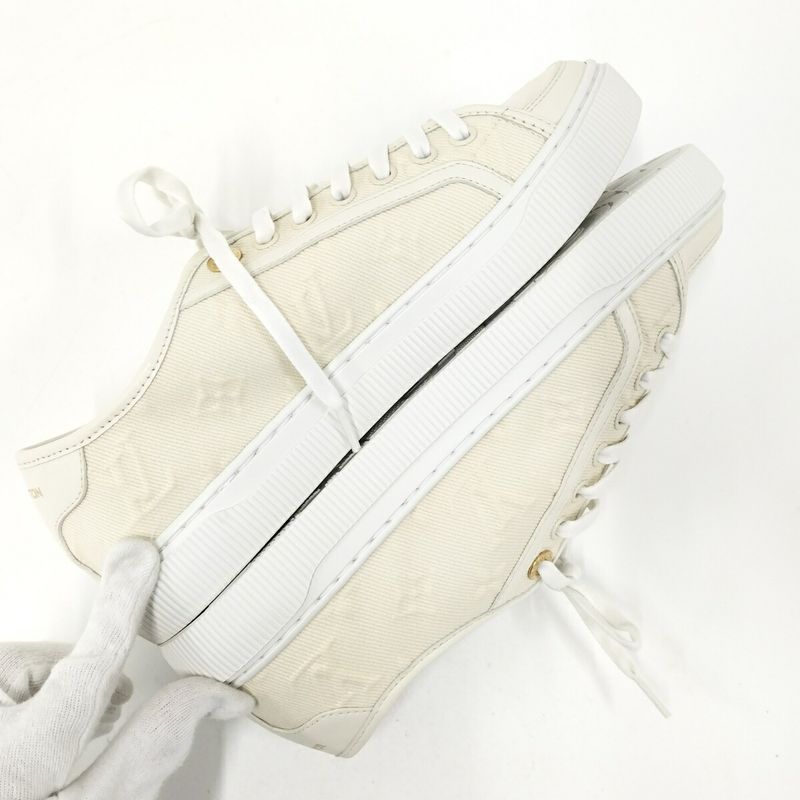 Louis Vuitton Nautical Lagoon Sneakers 1ahoqq Ecru White Size 37 1 2