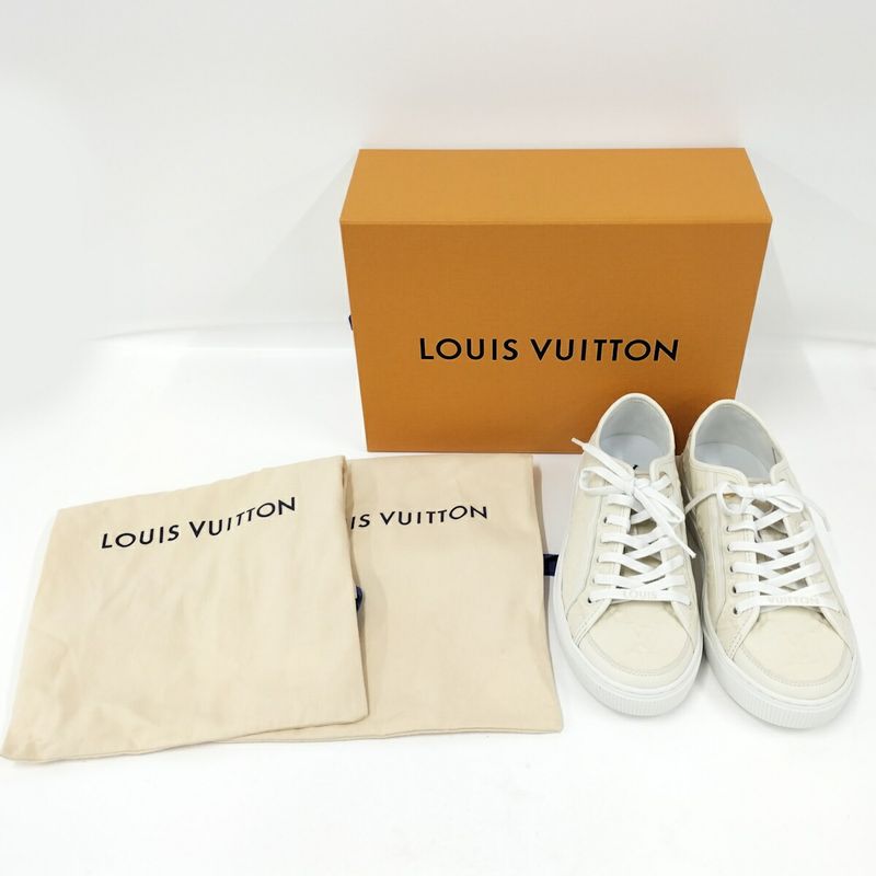 Louis Vuitton Nautical Lagoon Sneakers 1ahoqq Ecru White Size 37 1 2