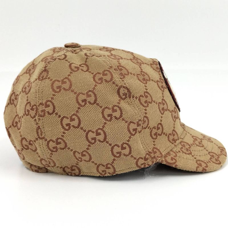 Gucci Baseball Cap Skull GG Canvas Beige