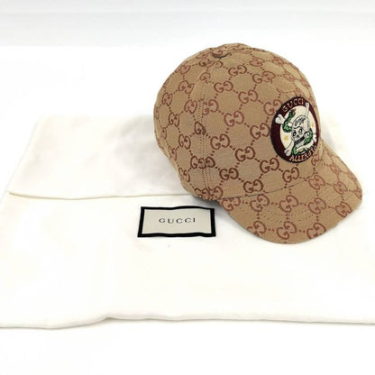 Gucci Baseball Cap Skull GG Canvas Beige