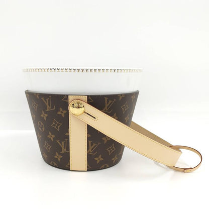 Louis Vuitton Cooler Bucket Handbag Monogram Brown White Gi3166