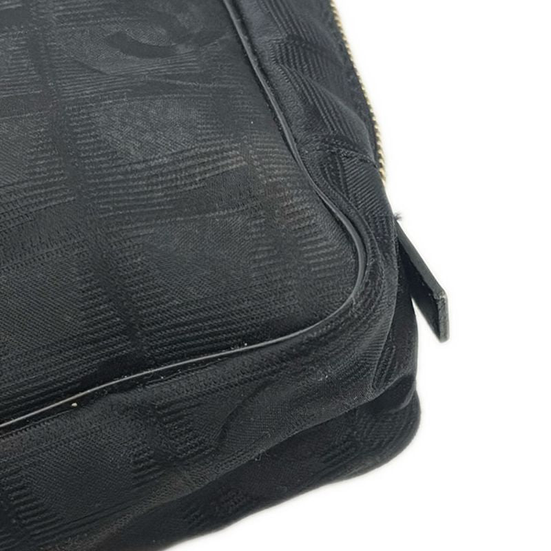 Chanel Business Bag New Travel Line Black Matte Togo Hardware Main Item No Lock