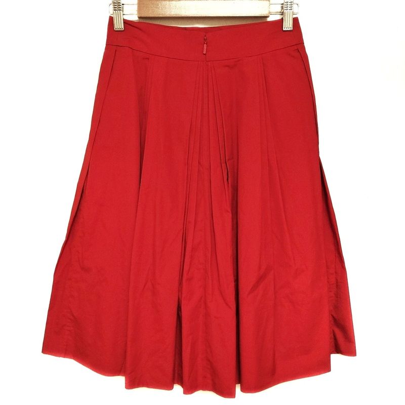 Gucci Skirt Size 38 S Women's - 189063 Red Knee Length
