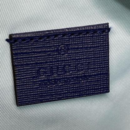 Gucci Waist Pouch Children's Belt Bag 502095 Light Blue X Red X Multi Straw Berry