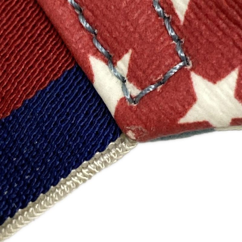 Gucci Waist Pouch Children's Belt Bag 502095 Light Blue X Red X Multi Straw Berry