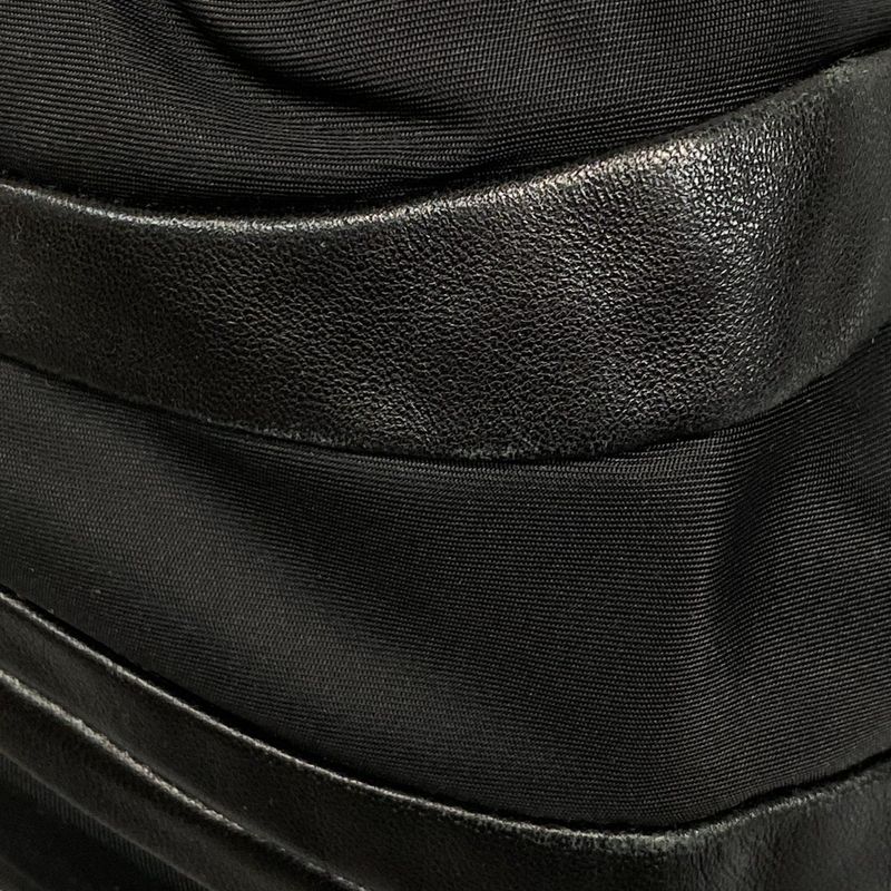 Prada Handbag - Br4006 Black Leather Tag Leather