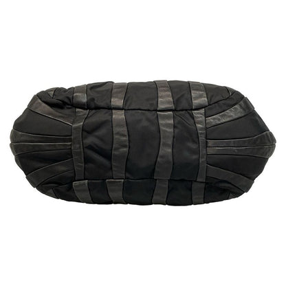 Prada Handbag - Br4006 Black Leather Tag Leather