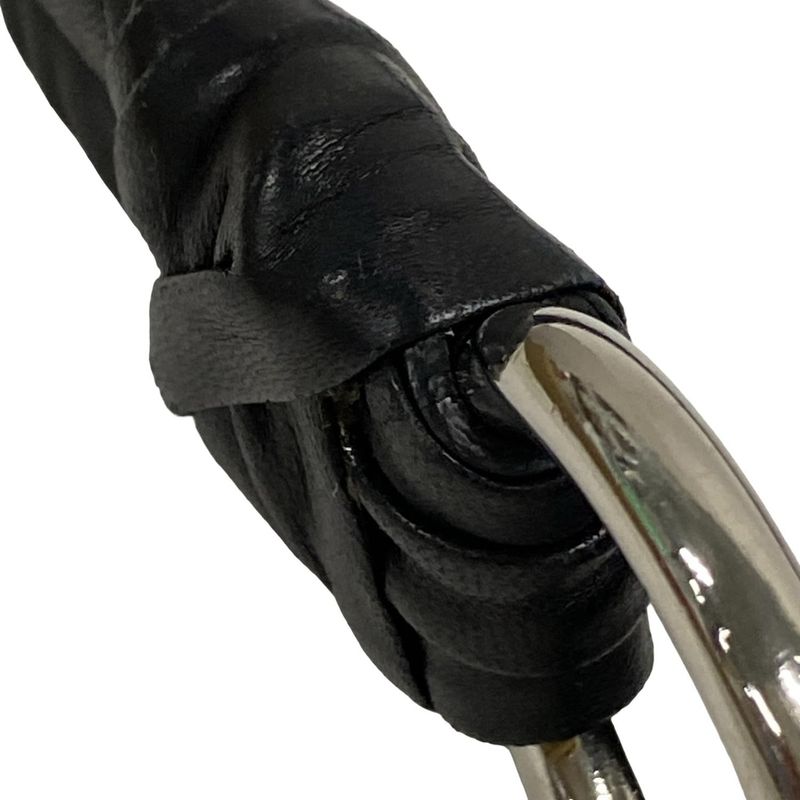 Prada Handbag - Br4006 Black Leather Tag Leather