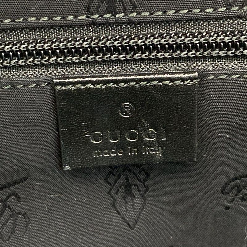 Gucci Shoulder Bag Implement 211137 Black Leather