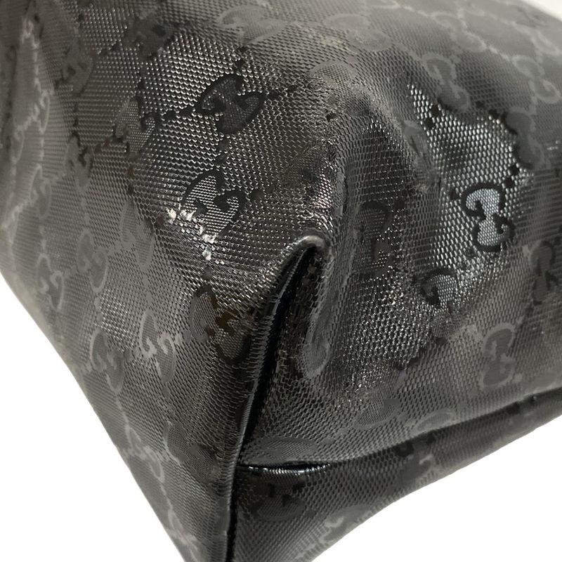 Gucci Shoulder Bag Implement 211137 Black Leather