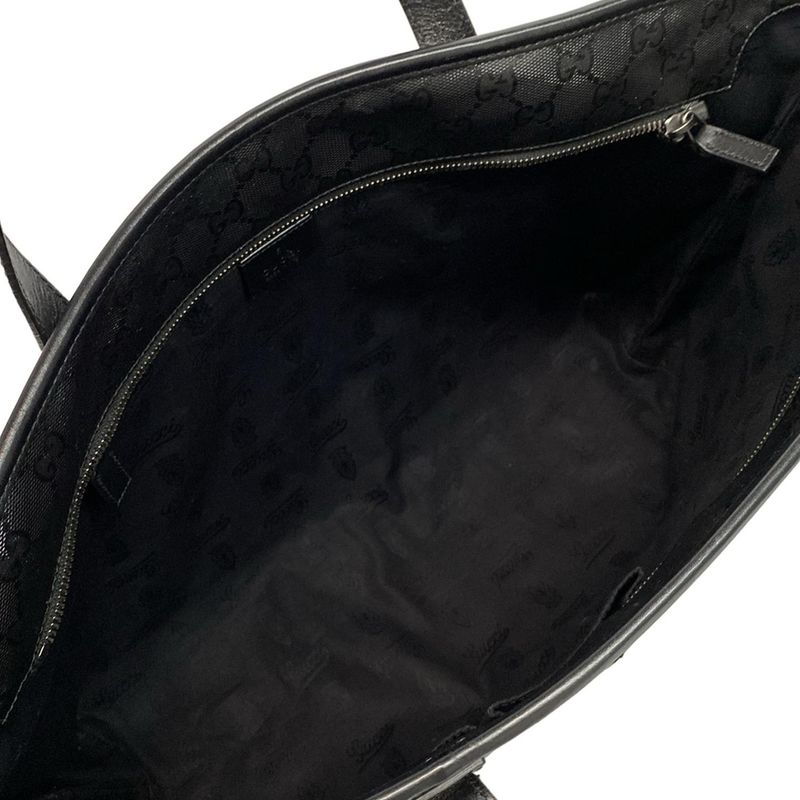 Gucci Shoulder Bag Implement 211137 Black Leather