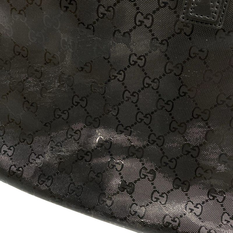 Gucci Shoulder Bag Implement 211137 Black Leather