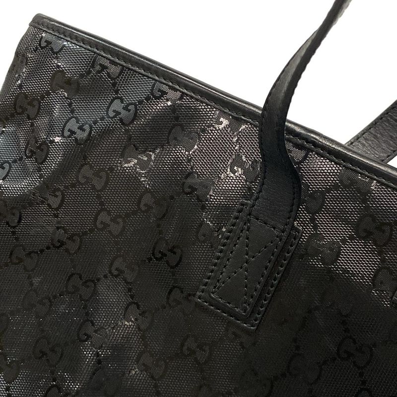 Gucci Shoulder Bag Implement 211137 Black Leather