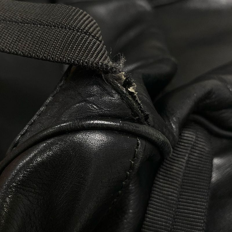 Bottega Veneta Backpack Sac Intrecciato Black Leather