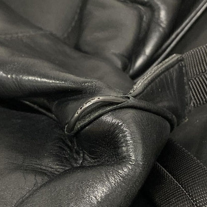 Bottega Veneta Backpack Sac Intrecciato Black Leather