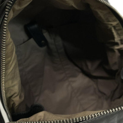 Bottega Veneta Backpack Sac Intrecciato Black Leather