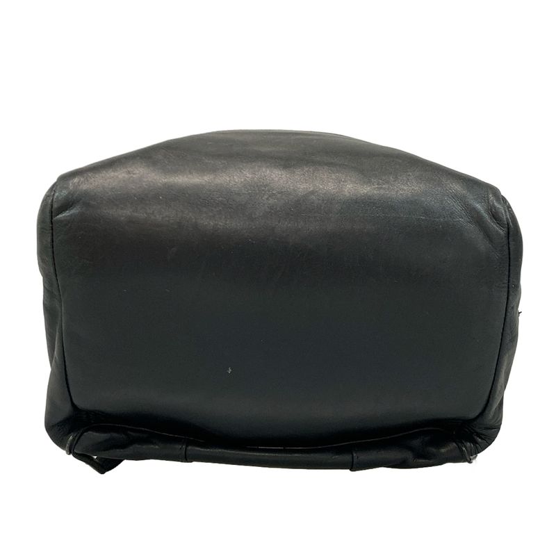 Bottega Veneta Backpack Sac Intrecciato Black Leather