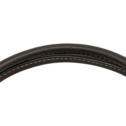 Gucci Tote Bag Crystal GG 223964 Dark Brown Leather