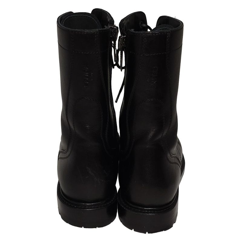 Celine Short Boots 38 Women's - Black Leather