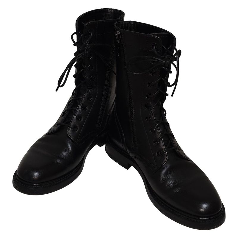 Celine Short Boots 38 Women's - Black Leather