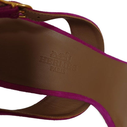 Hermes Sandals 37 1 2 Women's - Purple