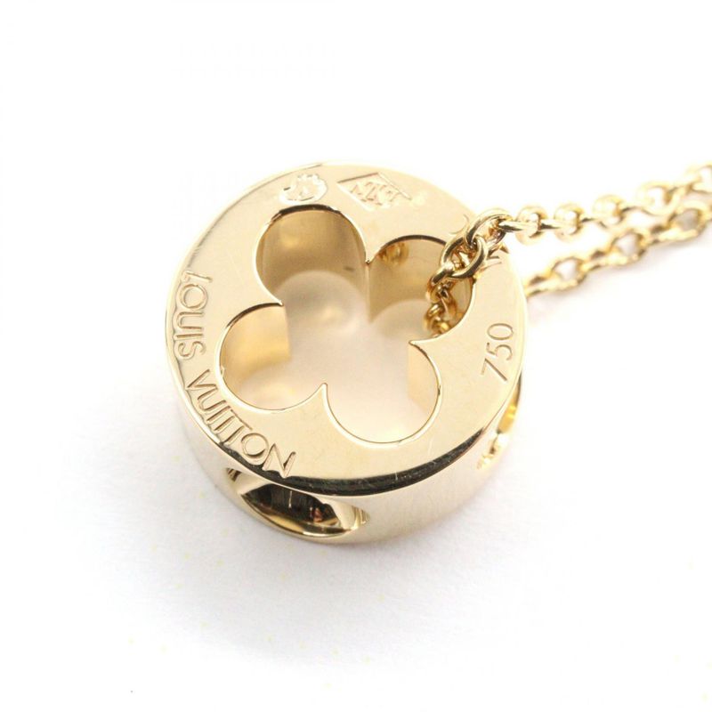 Louis Vuitton Necklace Pendentif Empreinte Necklace Neck Circumference 42cm