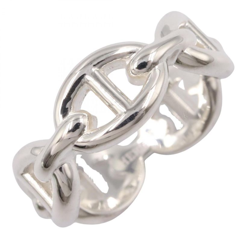 Hermes Ring Enchene PM Ring Silver 925 Enchene PM Ring Unisex Unused