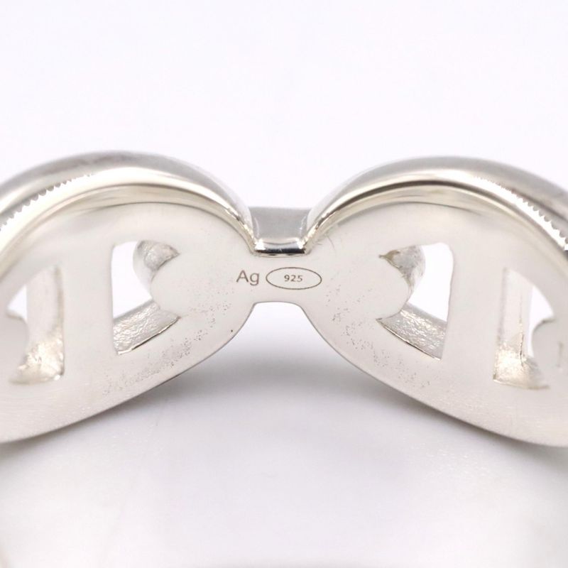 Hermes Ring Enchene PM Ring Silver 925 Enchene PM Ring Unisex Unused
