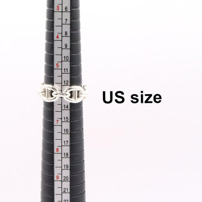 Hermes Ring Enchene PM Ring Silver 925 Enchene PM Ring Unisex Unused