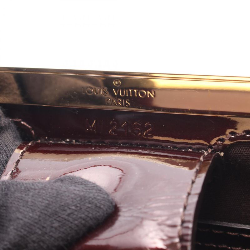 Louis Vuitton Handbag des PM M91749 Amarant Leather des PM Women's Used a