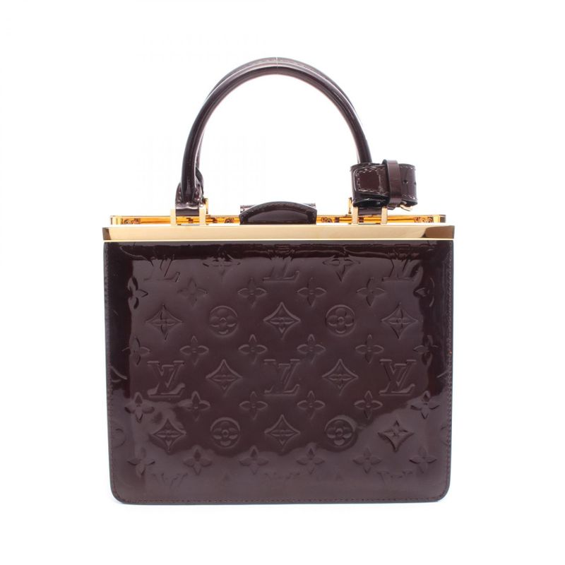 Louis Vuitton Handbag des PM M91749 Amarant Leather des PM Women's Used a