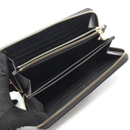 Louis Vuitton Round Long Wallet Zippy Wallet Couss in M81510 Noir Black Leather