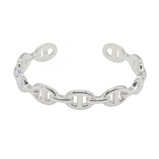 Hermes Bangle Chaine D'ancre Bangle Arm Circumference 15cm (5.91in) Silver 925