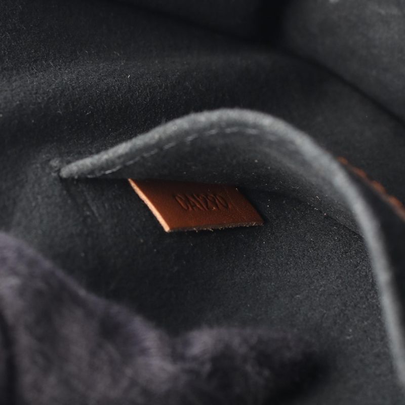 Louis Vuitton Shoulder Bag Dauphine Mini M44580 PVC Coated Canvas Leather