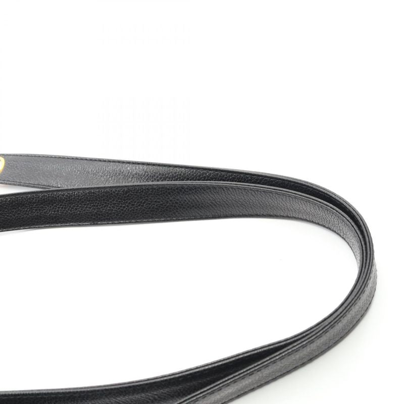 Chanel Tote Bag Triple Coco Mark Black Leather Calf Triple Coco Shoulder Tote