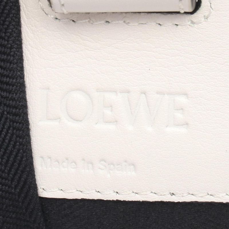 Loewe Handbag Hammock Medium White Leather Hammock Medium Ladies Used a