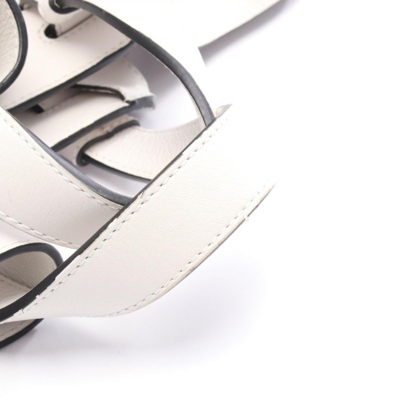 Loewe Handbag Hammock Medium White Leather Hammock Medium Ladies Used a