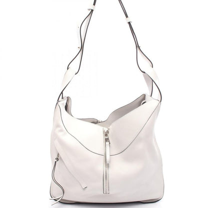 Loewe Handbag Hammock Medium White Leather Hammock Medium Ladies Used a