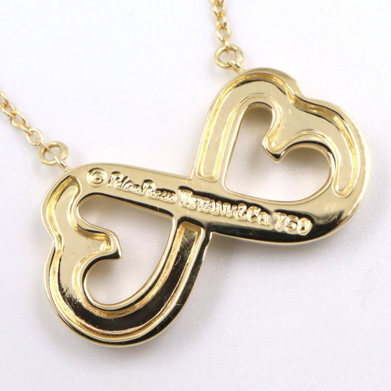Tiffany & Co Tiffany＆co Necklace Double Loving Heart Necklace Neck Circumference